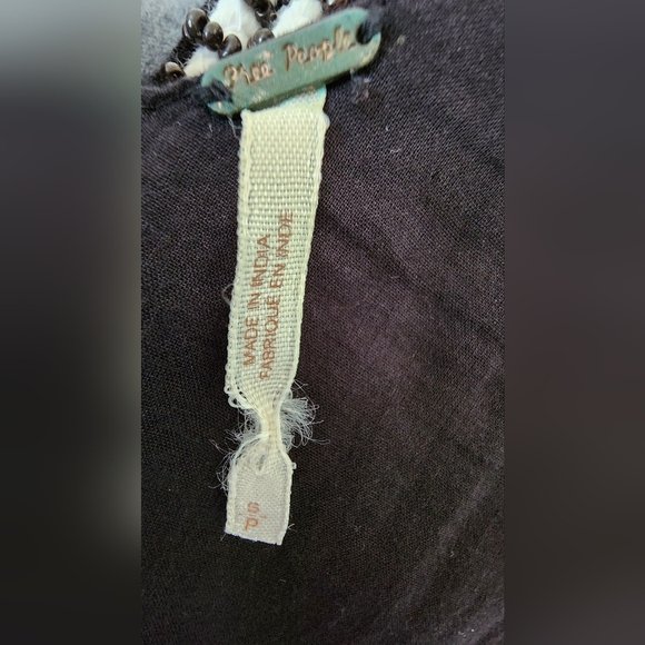 Free people crazy for love beaded tassel v-neck dress - Picture 8 of 10